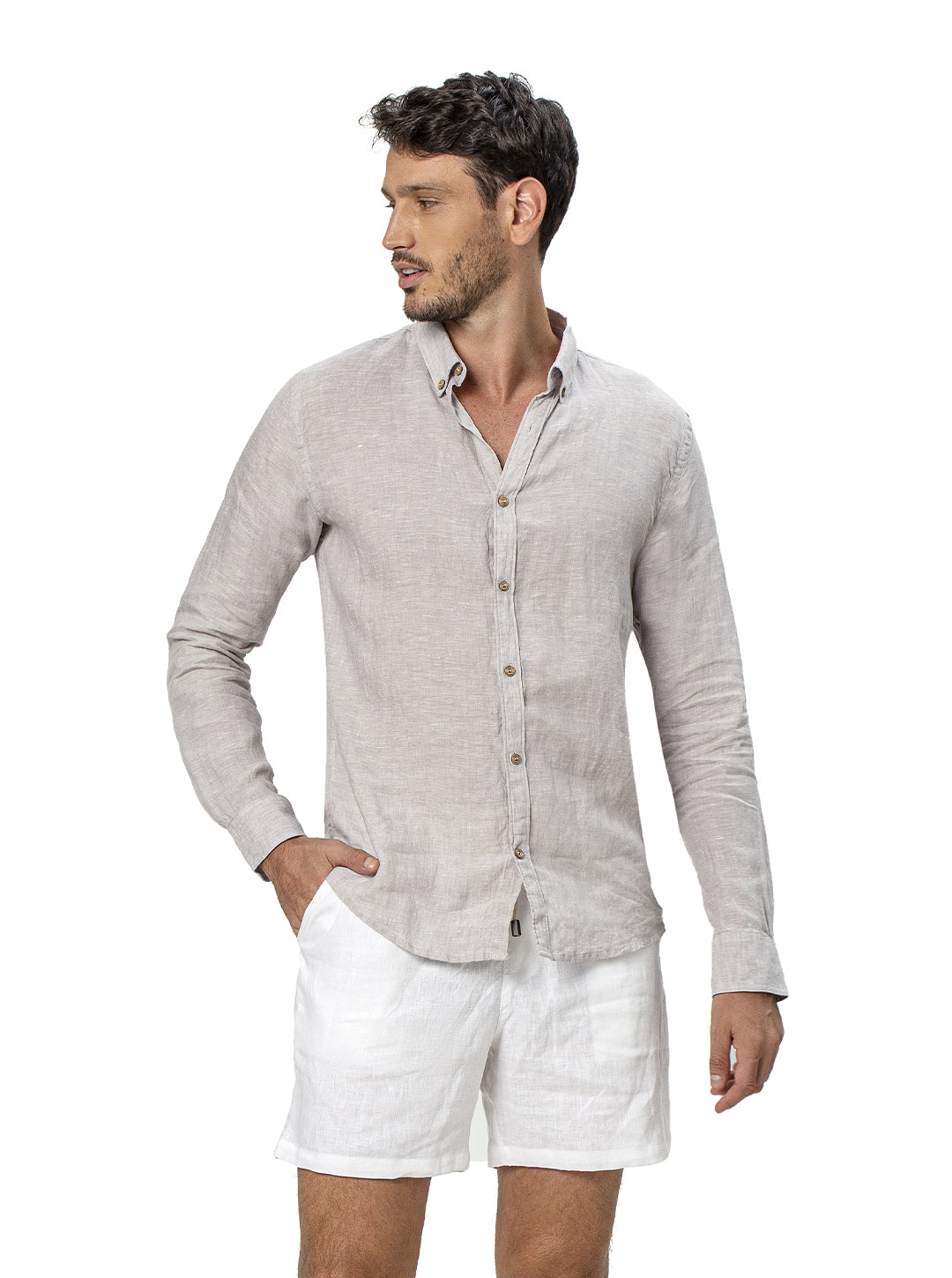 Linen Shorts - Ondademar Men  OndadeMar